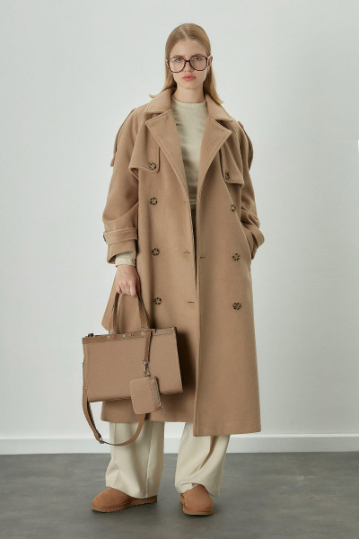 PREMIUM KAŞE TRENÇ KABAN CAMEL PREMIUM KAŞE TRENÇ KABAN CAMEL