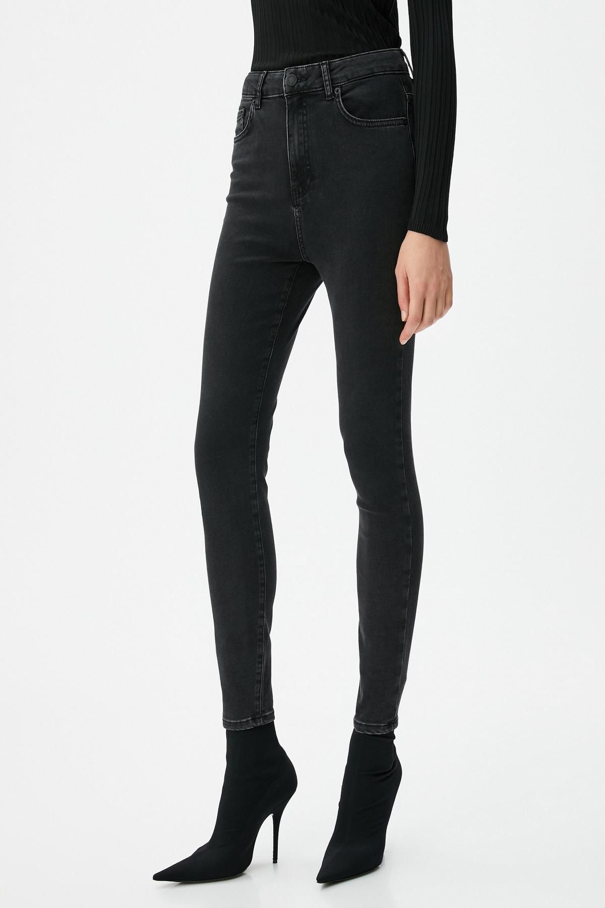 Kadın Siyah Jeans Kadın Siyah Jeans