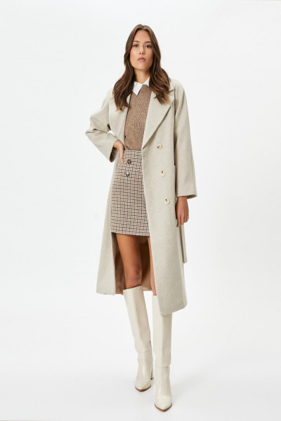 Kadın Vizon Kaban Kadın Vizon Kaban