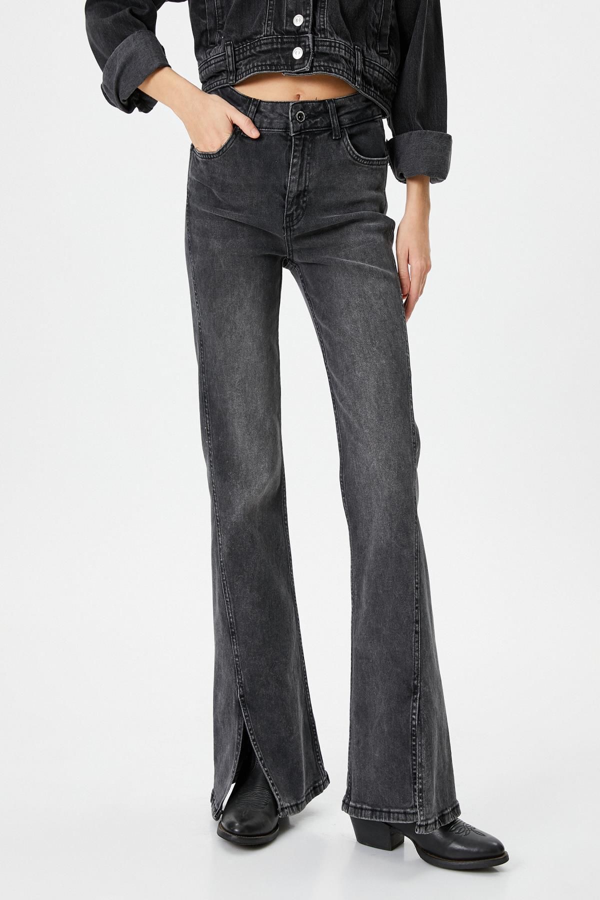 Kadın Siyah Jeans Kadın Siyah Jeans