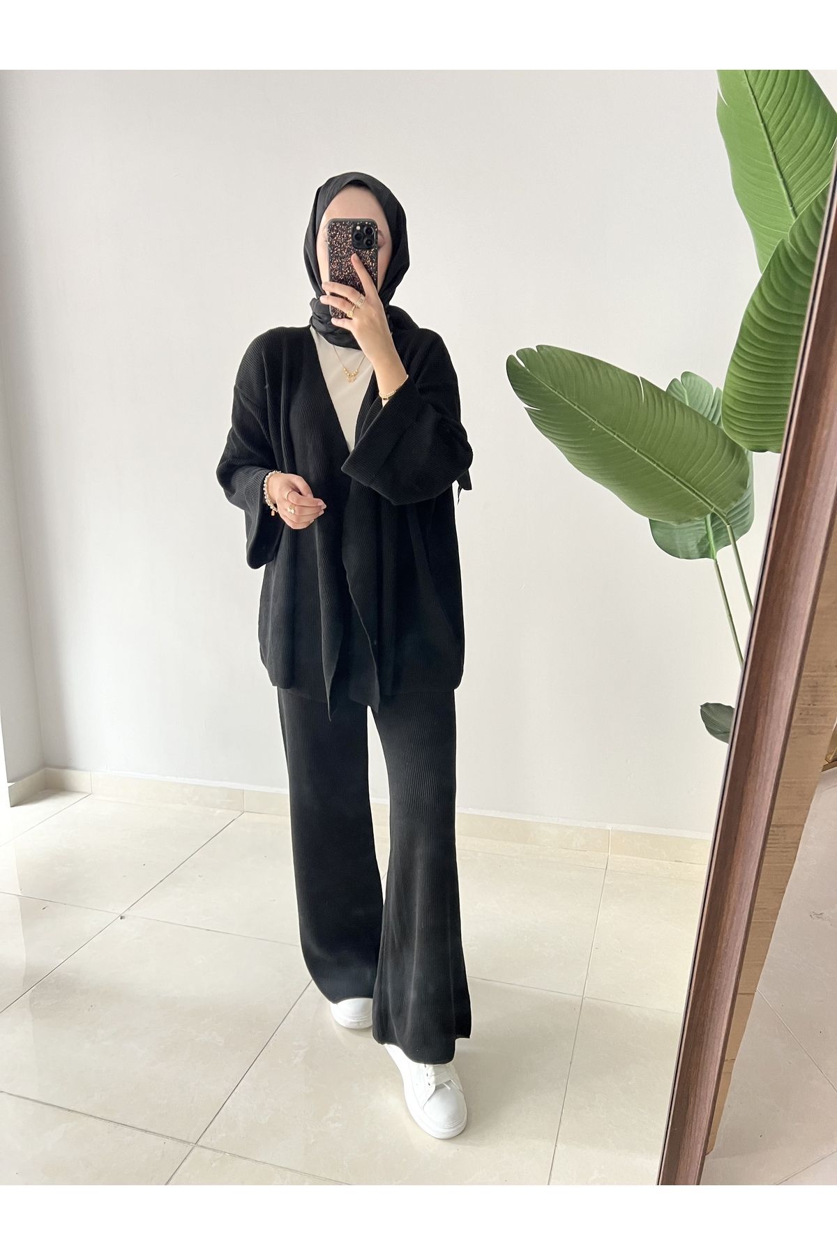 Kimono Triko Takım Siyah Kimono Triko Takım Siyah