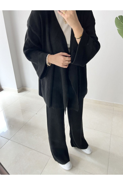 Kimono Triko Takım Siyah Kimono Triko Takım Siyah