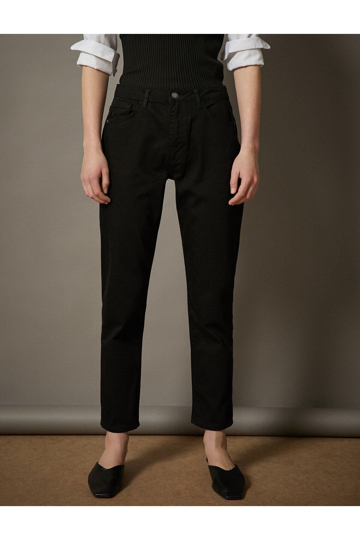 Kadın Siyah Jean Pantolon 1KAK47463MD Kadın Siyah Jean Pantolon 1KAK47463MD