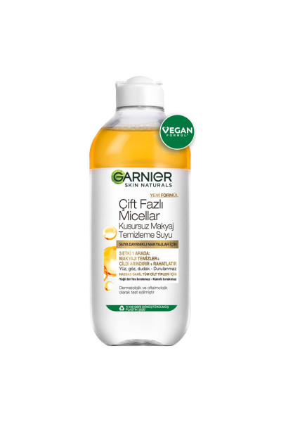 Dual Phase Micellar Mükemmel Makyaj Temizleme Suyu 400 ml DKÜRÜN1536 Dual Phase Micellar Mükemmel Makyaj Temizleme Suyu 400 ml DKÜRÜN1536