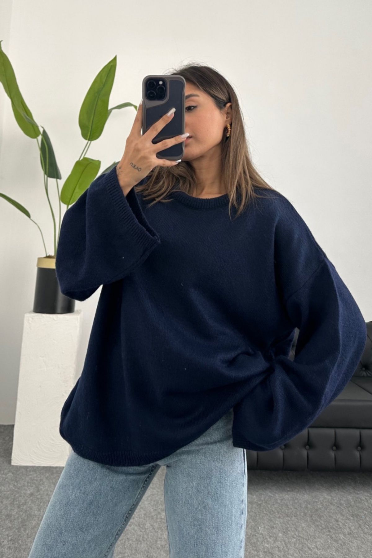 pinterest model kadın bol kesim geniş kol örgü triko sıfır yaka orta boy yumuşak kazak oversize pinterest model kadın bol kesim geniş kol örgü triko sıfır yaka orta boy yumuşak kazak oversize