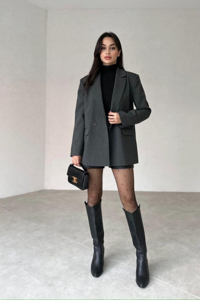 Premium Oversize Blazer Daddy Ceket Premium Oversize Blazer Daddy Ceket