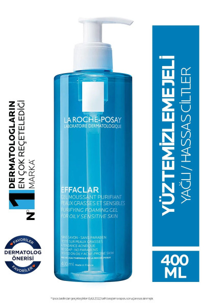 EFFACLAR YAĞLI VE AKNE EĞİLİMLİ CİLTLER İÇİN YIKAMA JELİ 400 ML EFFACLAR YAĞLI VE AKNE EĞİLİMLİ CİLTLER İÇİN YIKAMA JELİ 400 ML