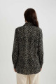 Loose Fit Desenli Uzun Kollu Gömlek Tunik T0609az23au