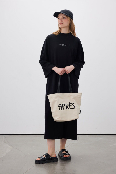 OVERSIZE UZUN RAHAT ELBİSE SİYAH OVERSIZE UZUN RAHAT ELBİSE SİYAH