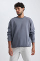 Oversize Geniş Kalıp Bisiklet Yaka Basic Düz Sweatshirt T5139az23au Oversize Geniş Kalıp Bisiklet Yaka Basic Düz Sweatshirt T5139az23au