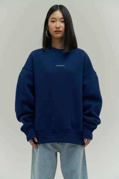 Mai Collection Princess Lacivert Oversize Sweatshirt Mai Collection Princess Lacivert Oversize Sweatshirt