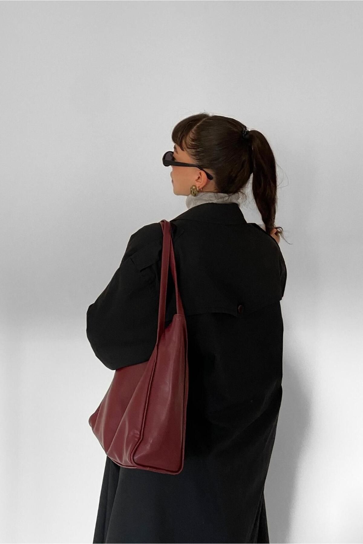 Nou Çift Saplı Shopper Çanta Nou Çift Saplı Shopper Çanta