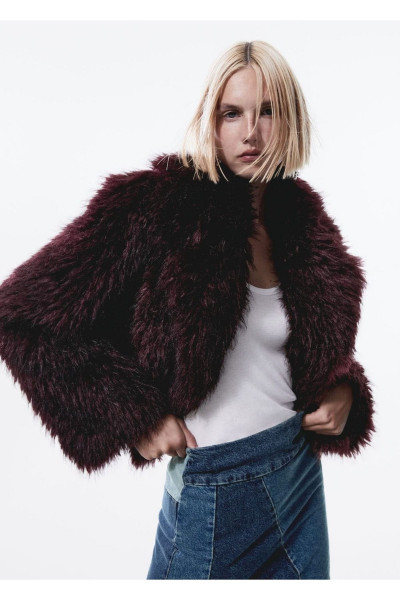 Kürklü Kısa Ceket