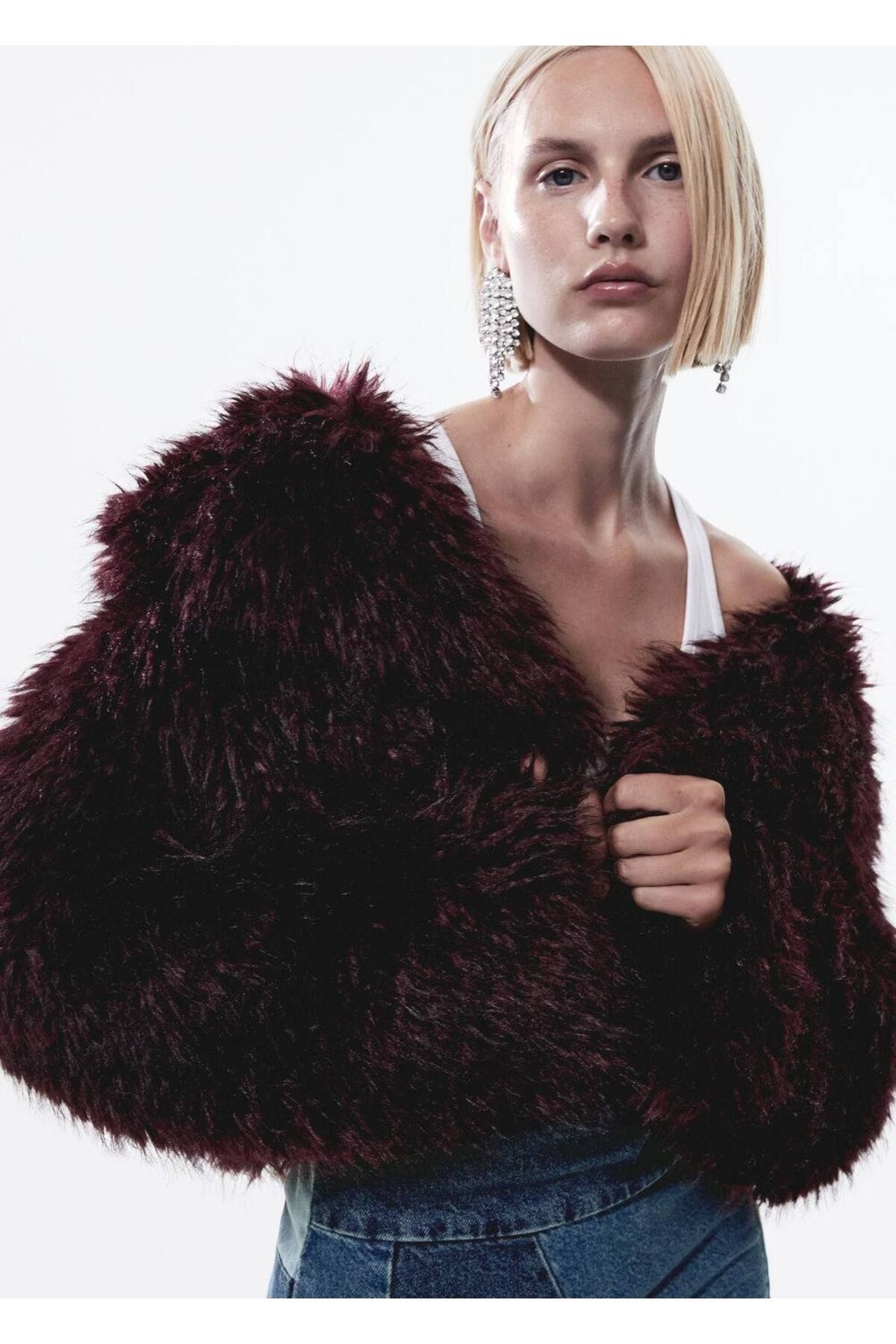 Kürklü Kısa Ceket