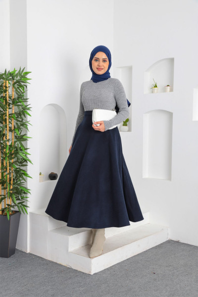 Kaşe Kloş Etek Kaşe Kloş Etek