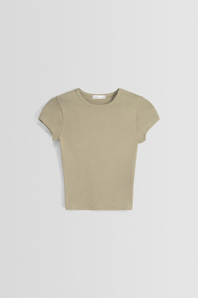 Kısa kollu bisiklet yaka t-shirt Kısa kollu bisiklet yaka t-shirt