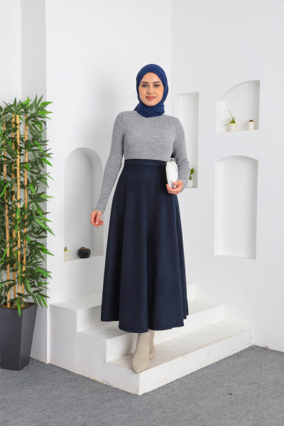 Kaşe Kloş Etek Kaşe Kloş Etek