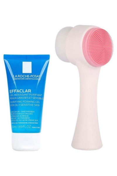 Effaclar Temizleme Jeli 50ml ve Pudrashine Yüz Temizleme Fırçası Effaclar Temizleme Jeli 50ml ve Pudrashine Yüz Temizleme Fırçası