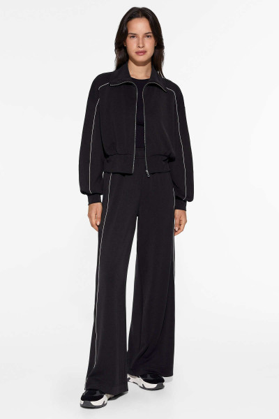 Modal içeren piping ceket Modal içeren piping ceket