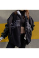 Unisex Oversize Complex Nakışlı Kolej Yelek Hırka Unisex Oversize Complex Nakışlı Kolej Yelek Hırka