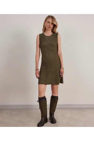 Volanlı Triko Elbise Volanlı Triko Elbise