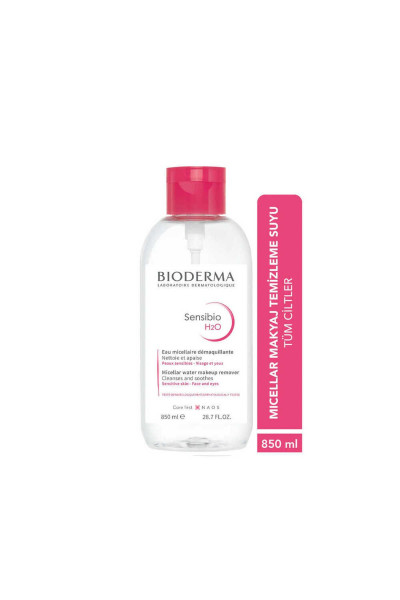 Sensibio H2O Hassas Ciltlere Özel Misel Temizleme Suyu 850ml Pompalı Şişe Sensibio H2O Hassas Ciltlere Özel Misel Temizleme Suyu 850ml Pompalı Şişe