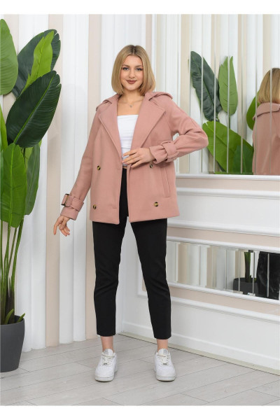 Yeni Sezon Kruvaze Yaka Astar Detaylı Kısa Kaşe Kaban Yeni Sezon Kruvaze Yaka Astar Detaylı Kısa Kaşe Kaban