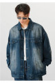 Vintage Denim Kot Unisex Ceket Vintage Denim Kot Unisex Ceket