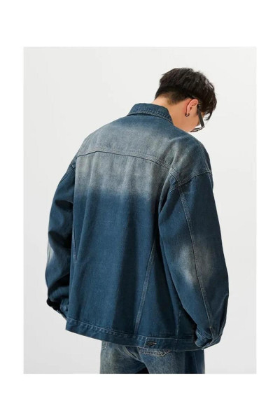 Vintage Denim Kot Unisex Ceket Vintage Denim Kot Unisex Ceket