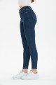 Lacivert Yüksek Bel Dar Paça Jeans Denim Kot Pantolon Lacivert Yüksek Bel Dar Paça Jeans Denim Kot Pantolon