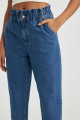 Paperbag Yüksek Bel Bilek Boy Jean Pantolon Paperbag Yüksek Bel Bilek Boy Jean Pantolon