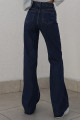 Taiti 90's Koyu Mavi Likralı Süper Yüksek Bel Salaş Jean Pantolon. (süper Yüksek.) Wide Leg Taiti 90's Koyu Mavi Likralı Süper Yüksek Bel Salaş Jean Pantolon. (süper Yüksek.) Wide Leg