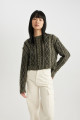 Regular Fit Bisiklet Yaka Triko Kazak C1518ax23wn Regular Fit Bisiklet Yaka Triko Kazak C1518ax23wn