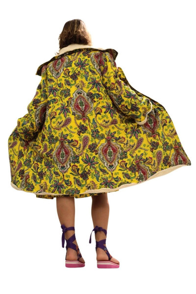 PELUŞ SARI PALTO ÇİFT TARAFLI TASARIM PALTO PELUŞ SARI PALTO ÇİFT TARAFLI TASARIM PALTO