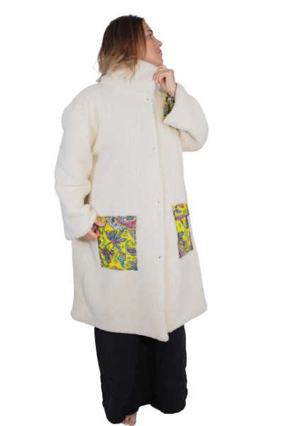 PELUŞ SARI PALTO ÇİFT TARAFLI TASARIM PALTO PELUŞ SARI PALTO ÇİFT TARAFLI TASARIM PALTO