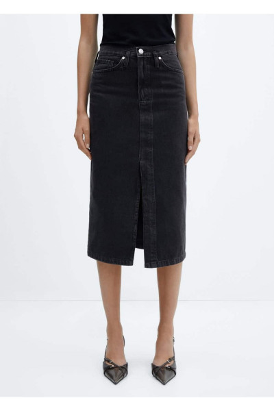 Midi denim etek Midi denim etek
