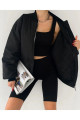 Unisex Bomber Siyah Ceket Unisex Bomber Siyah Ceket