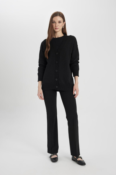 Regular Fit V Yaka Hırka B8369ax24sp