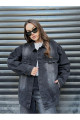 Retro Vintage Denim Yıkamalı Siyah Tint Jacket Retro Vintage Denim Yıkamalı Siyah Tint Jacket