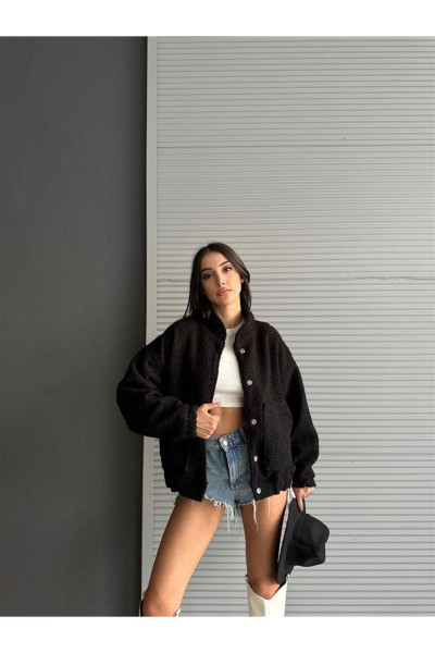 SİYAH TEDDY CEKET