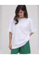 Unisex Bisiklet Yaka Basic Oversize T-shirt Unisex Bisiklet Yaka Basic Oversize T-shirt