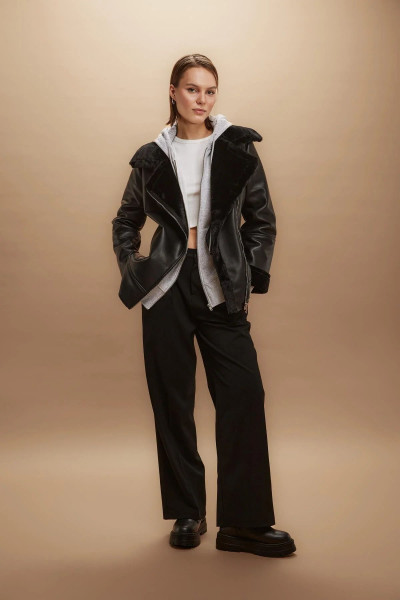 Pensli Pantolon Wide Leg Standart Boy Basic Düz Yüksek Bel Geniş Bol Paça B0894ax23au Pensli Pantolon Wide Leg Standart Boy Basic Düz Yüksek Bel Geniş Bol Paça B0894ax23au