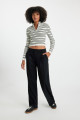 Pensli Pantolon Wide Leg Standart Boy Basic Düz Yüksek Bel Geniş Bol Paça B0894ax23au Pensli Pantolon Wide Leg Standart Boy Basic Düz Yüksek Bel Geniş Bol Paça B0894ax23au