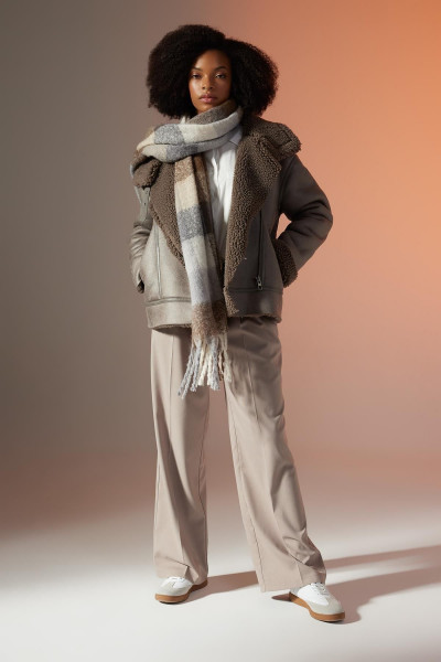 Su Geçirmez Relax Fit Pelüş Astar Süet Mont A6360ax23wn Su Geçirmez Relax Fit Pelüş Astar Süet Mont A6360ax23wn