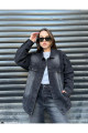 Retro Vintage Denim Yıkamalı Siyah Tint Jacket Retro Vintage Denim Yıkamalı Siyah Tint Jacket