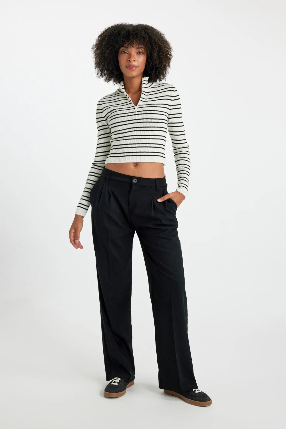 Pensli Pantolon Wide Leg Standart Boy Basic Düz Yüksek Bel Geniş Bol Paça B0894ax23au Pensli Pantolon Wide Leg Standart Boy Basic Düz Yüksek Bel Geniş Bol Paça B0894ax23au