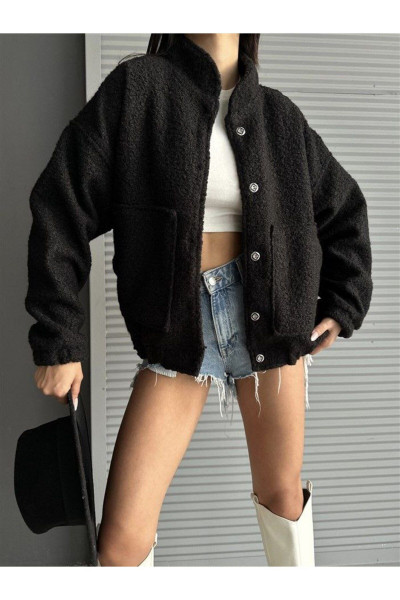 SİYAH TEDDY CEKET