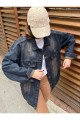 Retro Vintage Denim Yıkamalı Mavi Tint Jacket Retro Vintage Denim Yıkamalı Mavi Tint Jacket
