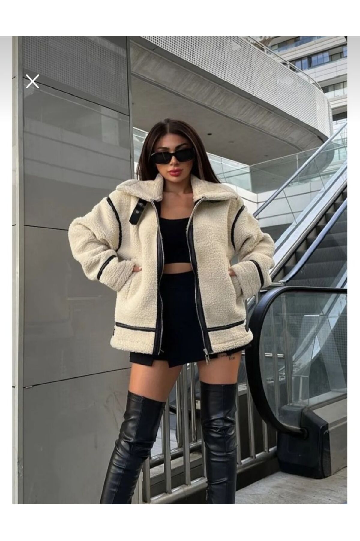 SUNİ KÜRKLÜ ÜNLÜ MARKANIN MODELİNDE BIKER PELUŞ MONT SUNİ KÜRKLÜ ÜNLÜ MARKANIN MODELİNDE BIKER PELUŞ MONT