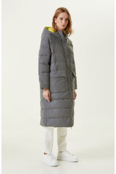 N-Tech Çift Renkli Puffer Kaban N-Tech Çift Renkli Puffer Kaban